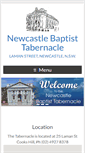 Mobile Screenshot of newcastlebaptist.com