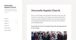 Desktop Screenshot of newcastlebaptist.org.uk
